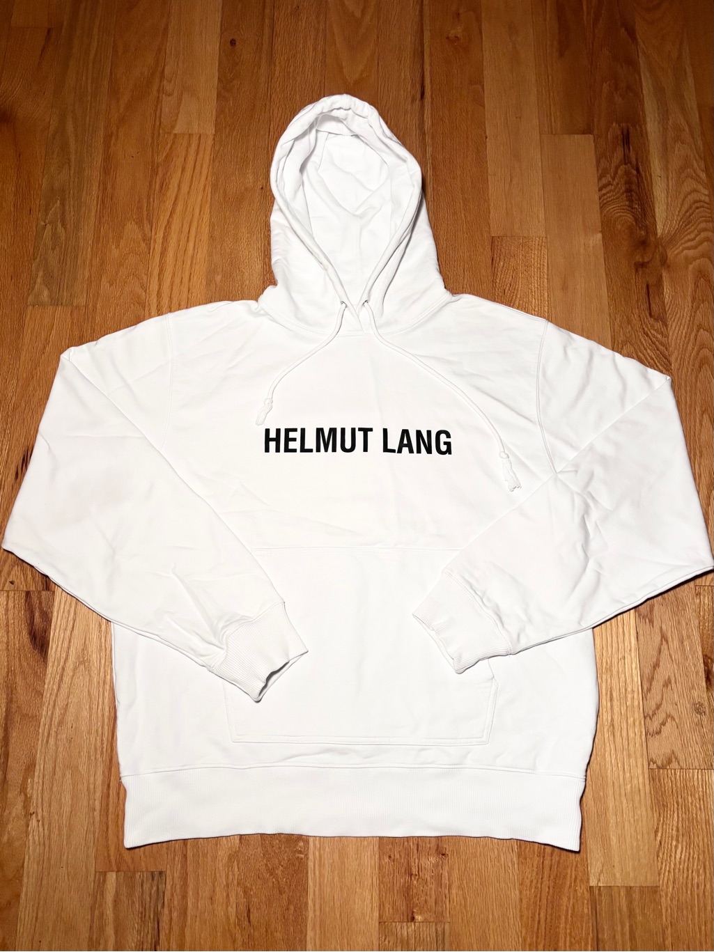 Helmut Lang Logo Print Hoodie